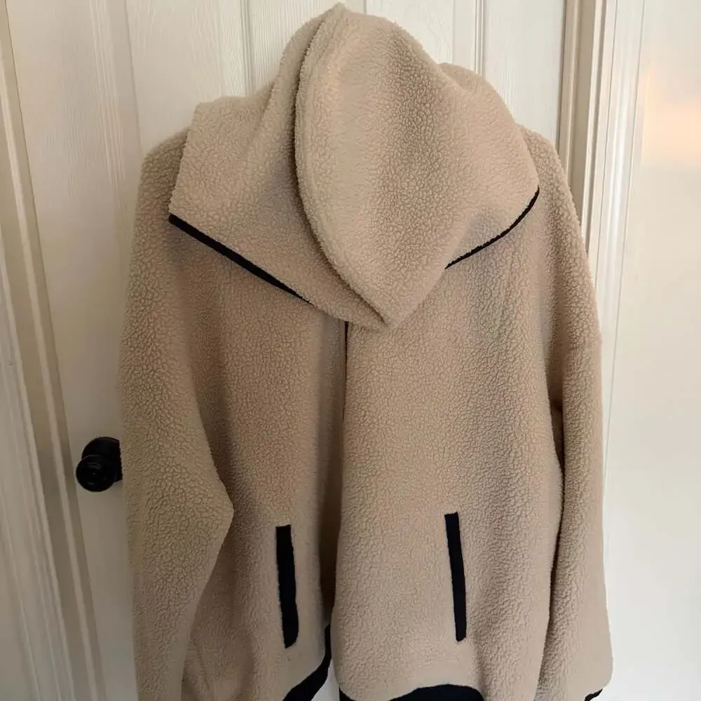 Levi's Sherpa Fleece Relaxed Fit Hooded Jacket Size XXL